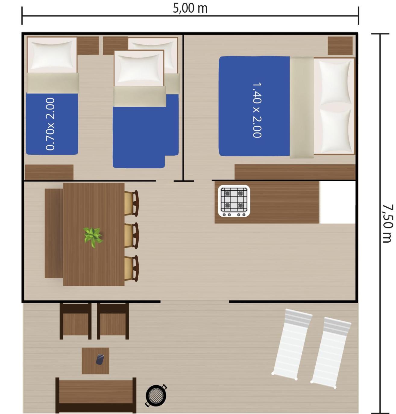 Easyatent Fkk Safari Tent Solaris Naturist - Clothes Free Porec Phòng bức ảnh